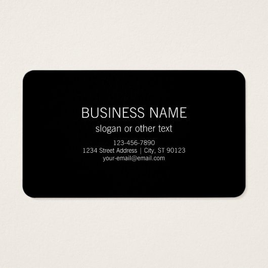 Modern minimalistisch bedrijf Logo / elk ander Afb Visitekaartje (Achterkant)