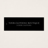 Modern minimalistisch bedrijfskledinglabel Hang La Mini Visitekaartjes (Voorkant)
