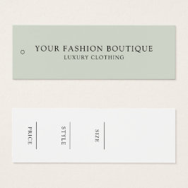 Modern minimalistisch bedrijfskledinglabel Hang La Mini Visitekaartjes