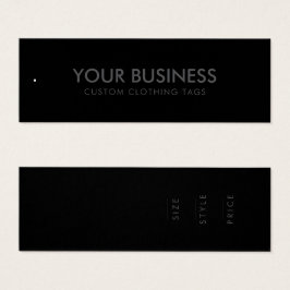 Modern minimalistisch bedrijfskledinglabel Hang La Mini Visitekaartjes