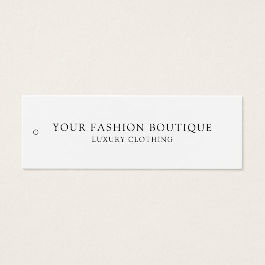 Modern minimalistisch bedrijfskledinglabel Hang La Mini Visitekaartjes (Voorkant)
