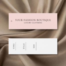 Modern minimalistisch bedrijfskledinglabel Hang La Mini Visitekaartjes