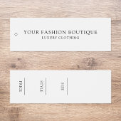 Modern minimalistisch bedrijfskledinglabel Hang La Mini Visitekaartjes