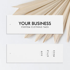 Modern minimalistisch bedrijfskledinglabel Hang La Mini Visitekaartjes