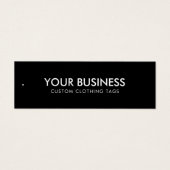 Modern minimalistisch bedrijfskledinglabel Hang La Mini Visitekaartjes (Voorkant)