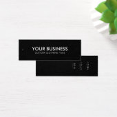 Modern minimalistisch bedrijfskledinglabel Hang La Mini Visitekaartjes (Bureau)