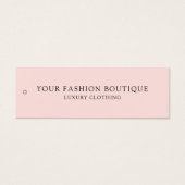 Modern minimalistisch bedrijfskledinglabel Hang La Mini Visitekaartjes (Voorkant)