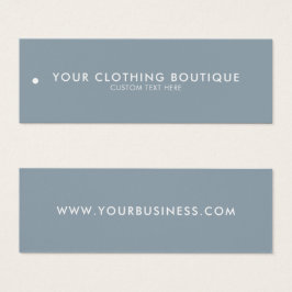 Modern minimalistisch bedrijfslabel Kleding ophang Mini Visitekaartjes