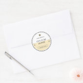 Modern Minimalistisch Bee Honey Label (Envelop)