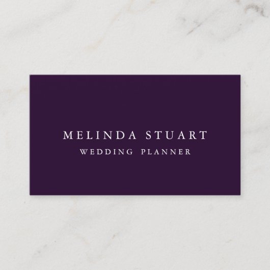 Modern minimalistisch beeld visitekaartje (Voorkant)