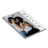 Modern minimalistisch BFF Bestie Notitieboek (Rechterzijde)