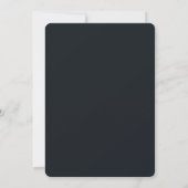 Modern + Minimalistisch Blad Bruiloft Save The Date (Achterkant)