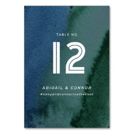 Modern minimalistisch blauw Blauwgroen Kaart