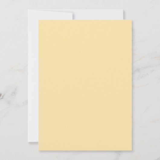 Modern minimalistisch blauw en gouddiner kaart (Achterkant)