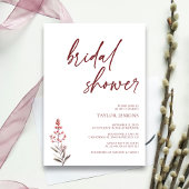 Modern & minimalistisch: Blush Floral Vrijgezellen Kaart