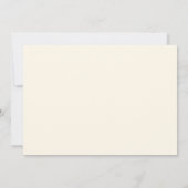 Modern minimalistisch, bruiloft repetitie en diner kaart (Achterkant)