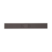 Modern Minimalistisch Bruin Monogram Huwelijk Uitnodigingen Wikkel (Vlak)