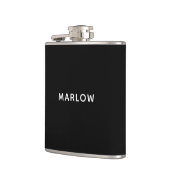 Modern minimalistisch cadeau voor mannen - maatkol heupfles (Links)