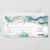 modern minimalistisch cadeaukaartencertificaat toe (Voorkant)