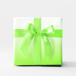 Modern minimalistisch Chartreuse tot White Ombre Cadeaupapier