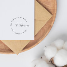 Modern minimalistisch chique familie retouradres