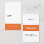 Modern minimalistisch consultant Visitekaartje - O (Voorkant / Achterkant)