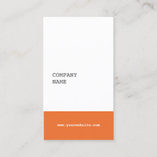 Modern minimalistisch consultant Visitekaartje - O