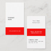 Modern minimalistisch consultant Visitekaartje - R (Voorkant / Achterkant)