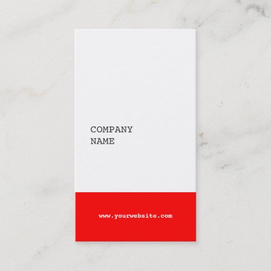 Modern minimalistisch consultant Visitekaartje - R (Voorkant)