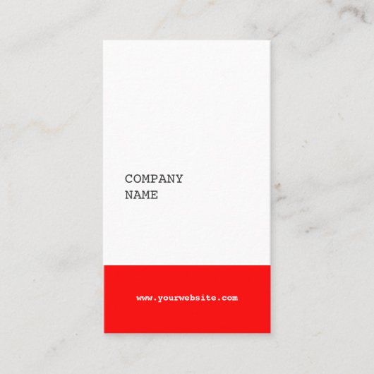 Modern minimalistisch consultant Visitekaartje - R (Voorkant)