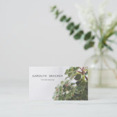 Modern minimalistisch creatief Plant | Landschapso Visitekaartje (Staand voorkant)
