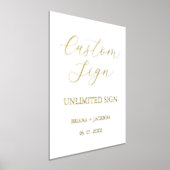 Modern Minimalistisch Custom teken trouwtafel teke Folie Afdrukken (Laagn)