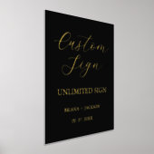 Modern Minimalistisch Custom teken trouwtafel teke Folie Afdrukken (Laagn)