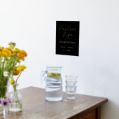 Modern Minimalistisch Custom teken trouwtafel teke Folie Afdrukken (Laag (Keuken))