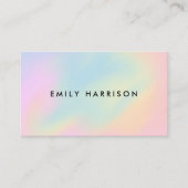 Modern minimalistisch deastel ombre visitekaartje (Voorkant)