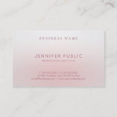 Modern minimalistisch design Eenvoudige elegante S Visitekaartje (Achterkant)