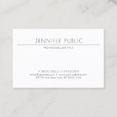 Modern minimalistisch design ellegant Professional Visitekaartje (Voorkant)