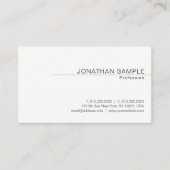 Modern minimalistisch design met hoge elegant visitekaartje (Voorkant)