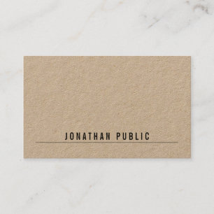 Modern minimalistisch design professioneel modieus visitekaartje