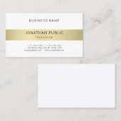Modern minimalistisch design Trendy Elegant Plain  Visitekaartje (Voorkant / Achterkant)