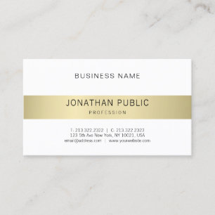 Modern minimalistisch design Trendy Elegant Plain  Visitekaartje