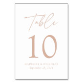 Modern minimalistisch dubbelzinnig script bruiloft kaart (Achterkant)