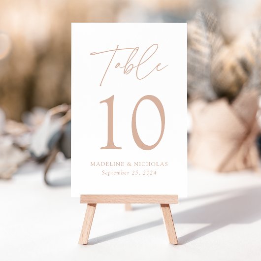 Modern minimalistisch dubbelzinnig script bruiloft kaart