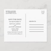 Modern minimalistisch Eenvoudig 5 Foto slaat de da Briefkaart (Achterkant)