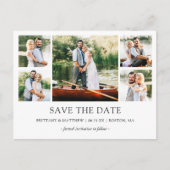 Modern minimalistisch Eenvoudig 5 Foto slaat de da Briefkaart (Voorkant)