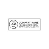 Modern minimalistisch eenvoudig bedrijfsretouradre  zelfinktende stempel (Design)