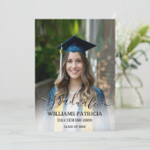 Modern Minimalistisch Eenvoudig Casual Foto Afstud Kaart (Staand voorkant)
