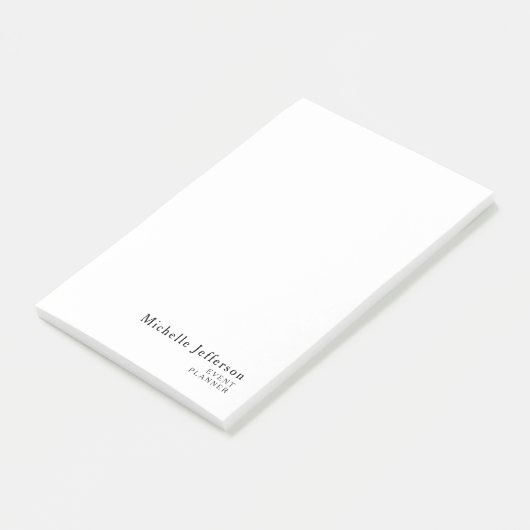 Modern minimalistisch eenvoudig creatief post-it® notes (Schuin)