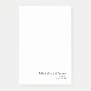 Modern minimalistisch eenvoudig creatief post-it® notes