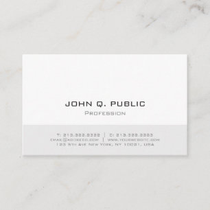 Modern minimalistisch, eenvoudig design voor profe visitekaartje